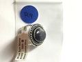 Blue Sun Stone Ring | German Silver | size 8