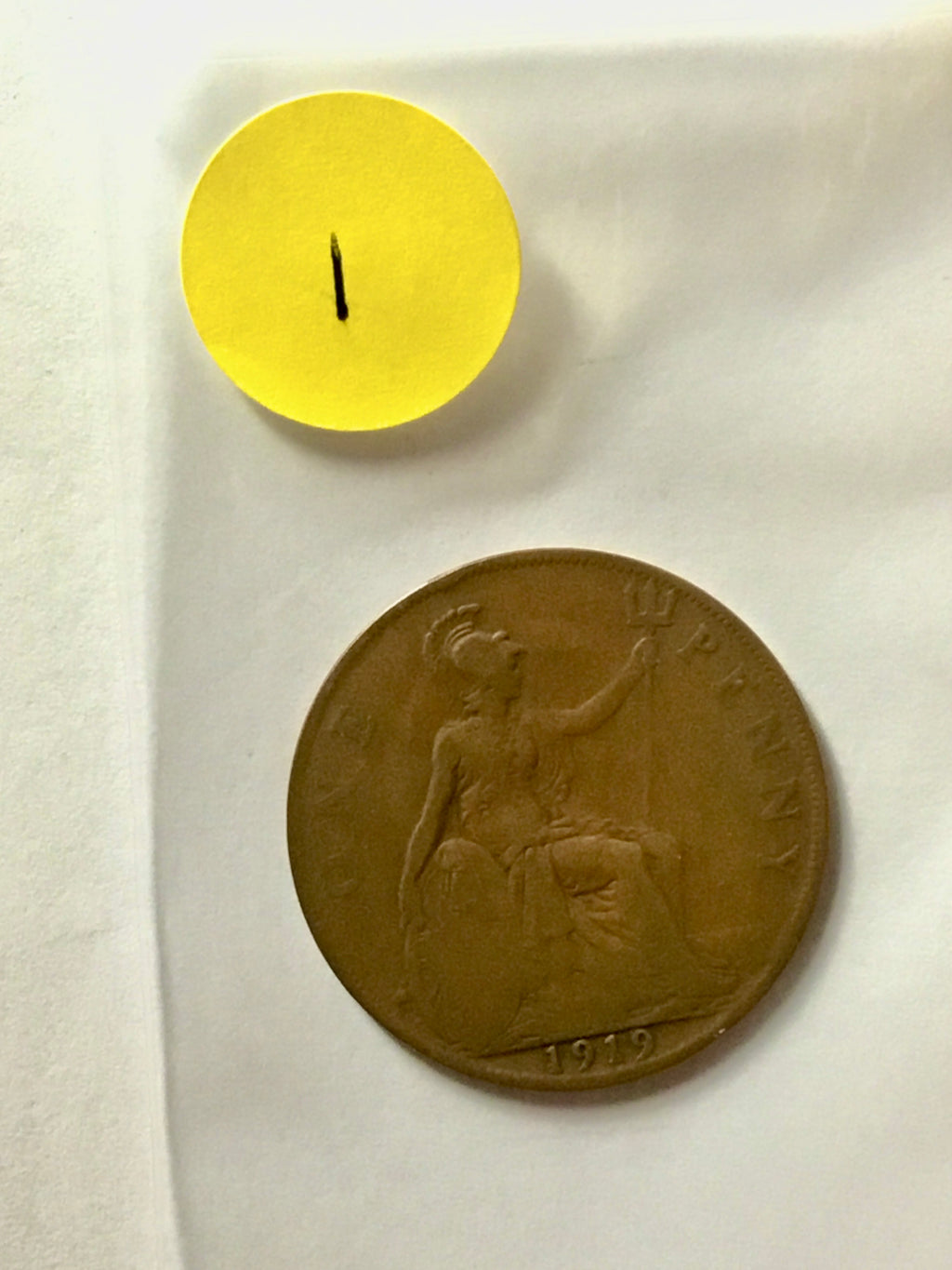 1919 Great Britain Penny | King George V | Circulated