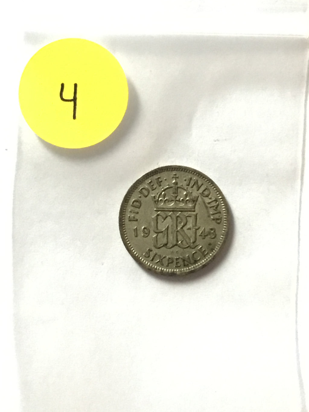 1943 Great Britain Sixpence | George VI