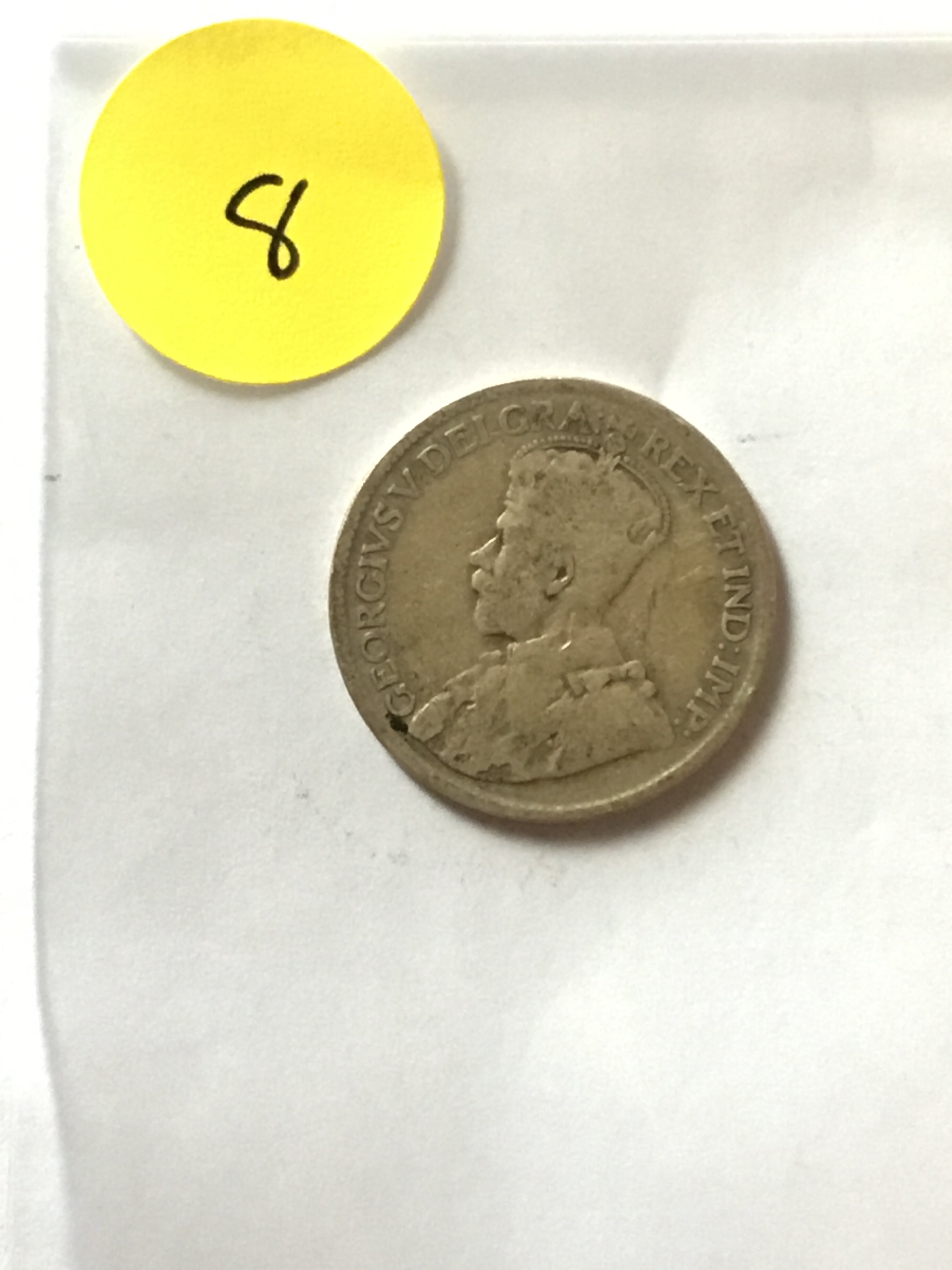 1919 Canada 25 cents reverse