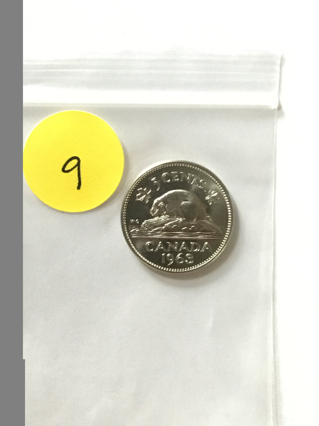 1963 Canada 5 cents obverse