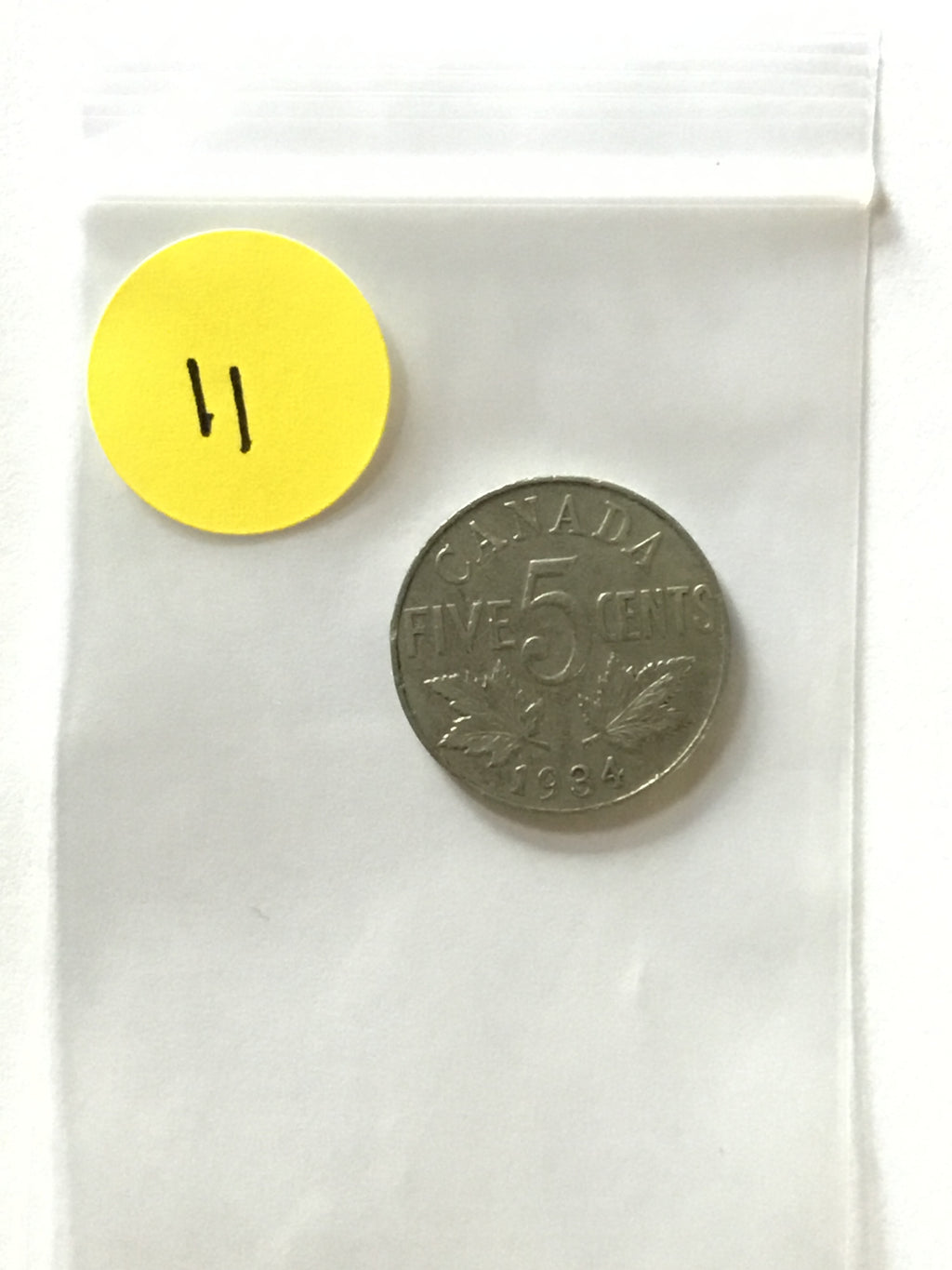 1934 Canada 5 Cents Nickel Coin | George V