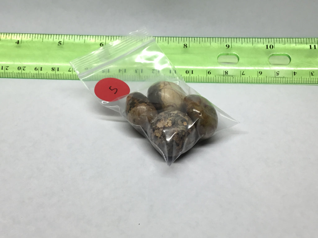 Tumbled Stone Set | Natural Polished Jasper