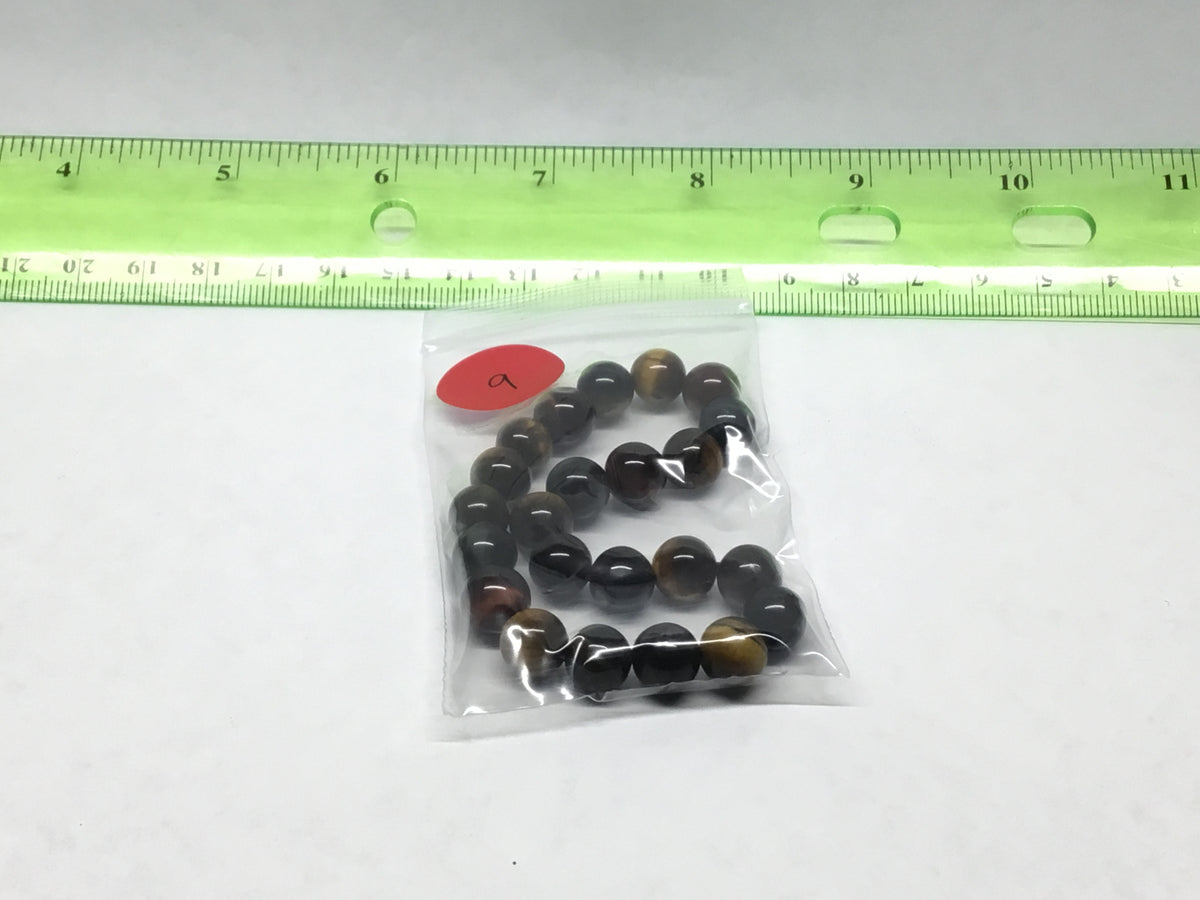 Natural Tiger’s Eye Beaded Stretch Bracelet