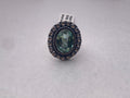 Aqua Quartz Ring | Germen Silver | size 7