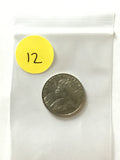 1936 Canada 5 cents nickel coin, George V obverse, LVC-012